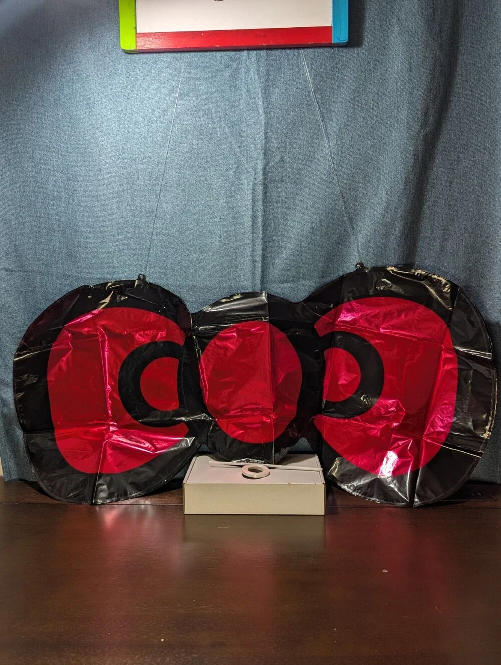 Set of 6 Giant Red Bow Foil Balloons | 34